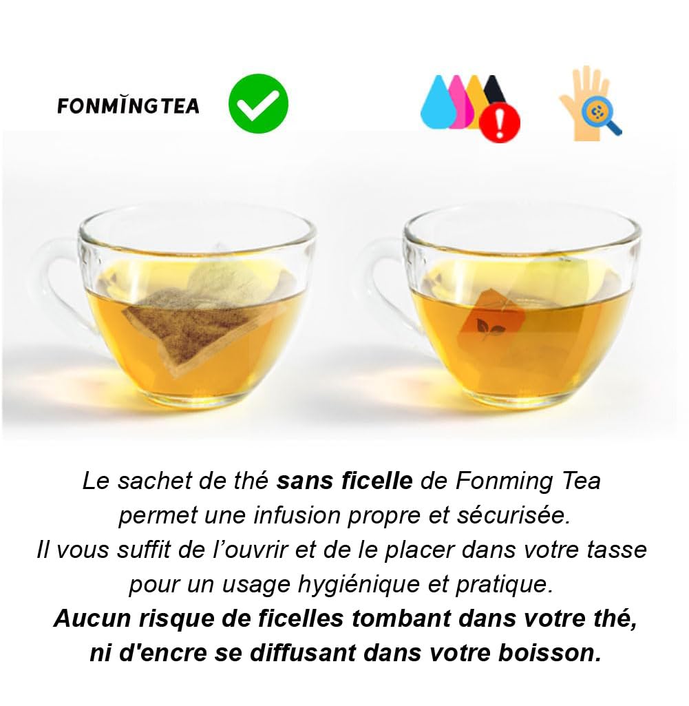 Fonming Tea Jin Xuan Tea Bag - Premium Milk Oolong Tea/Jin Xuan/Jinxuan Oolong Tea/Taiwan Milky Oolong Tea/High Mountain Tea/12 Individually Wrapped Tea Bags/lower caffeine