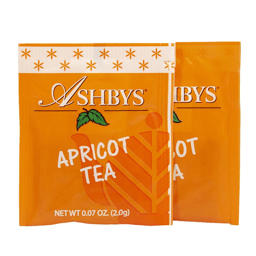 Ashbys Tea Apricot Tea Bags - 25 Count Box