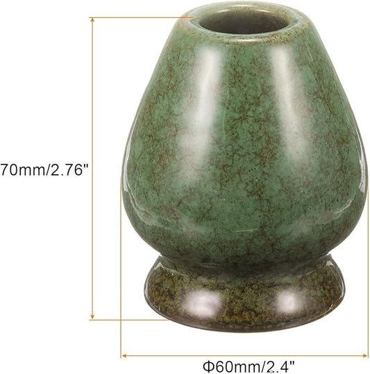 Harfington Ceramic Chasen Stand 70mm Matcha Whisk Holder Teas Set Whisks Stand Traditional Matcha Tea Chasen Holder Tea Set Accessories for Tea