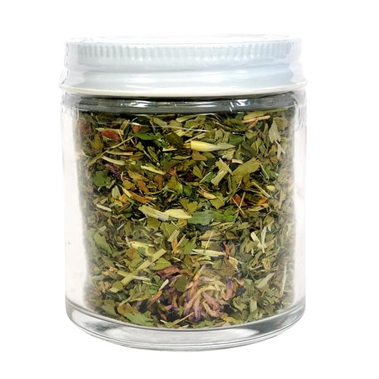 Herbal Electrolyte Blend 1 oz (28 g) - Energizing Herbal Beverage Tea in Glass Jar - Caffeine Free by Smoke Camp Crafts