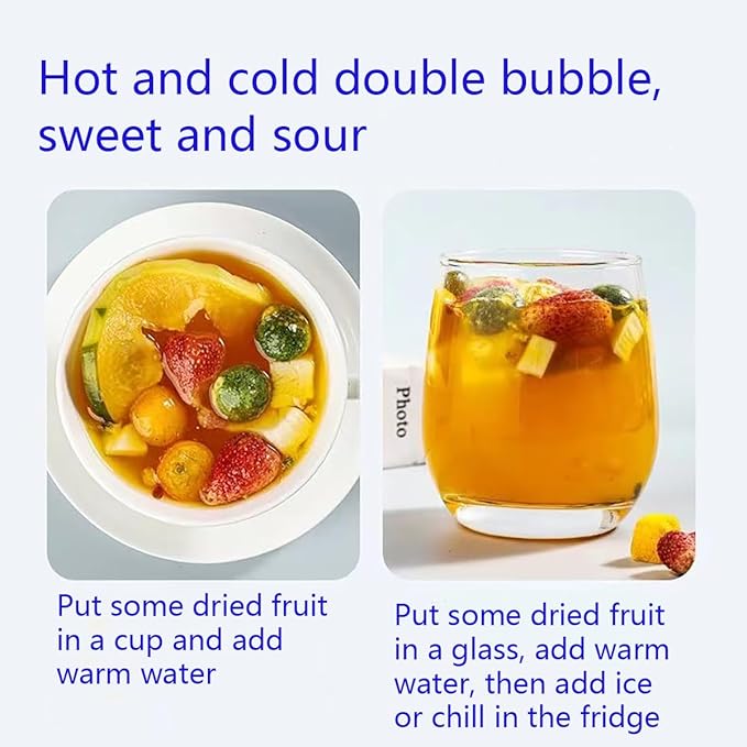 Fruit tea A variety of freeze-dried fruit mixed tea, fruit tea 3.52oz.