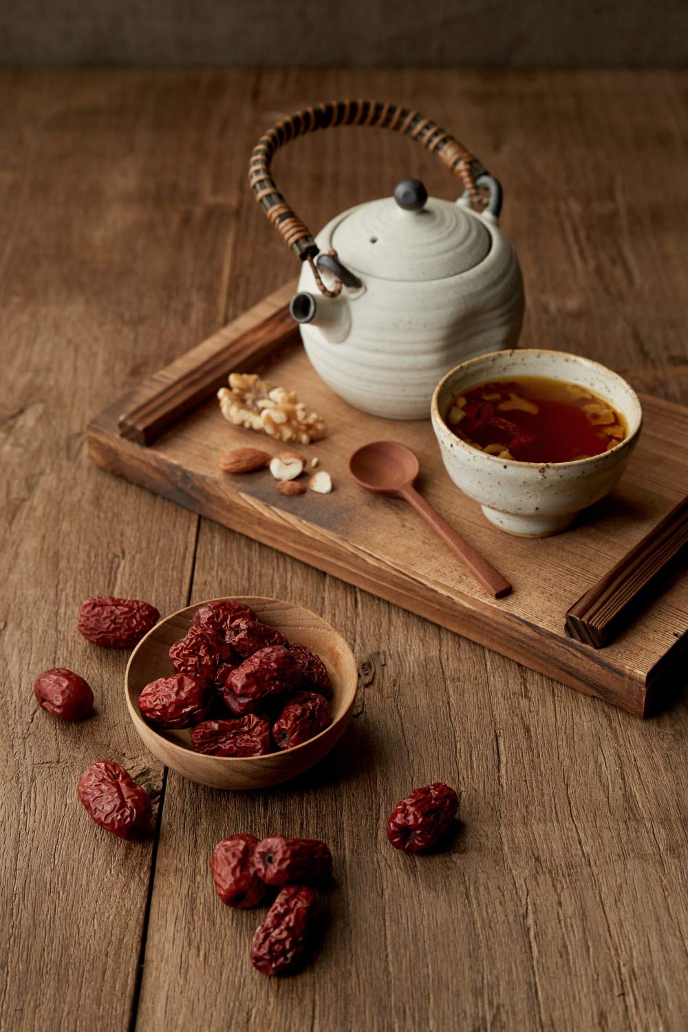 Damtuh Jujube (Red Date) Tea, Korean herbal Powder Mix, 15 Count