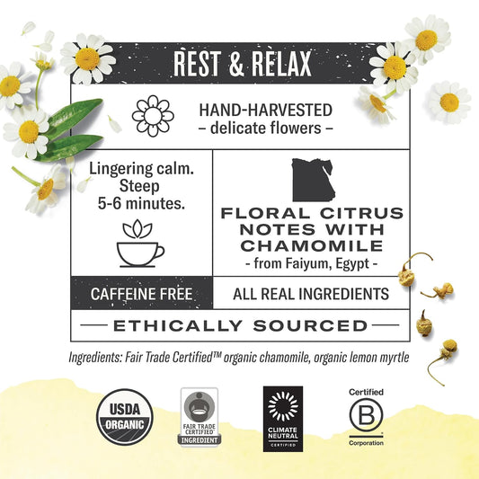 Numi Organic Chamomile Lemon Tea