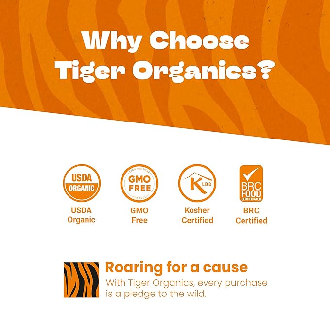 Tiger Organics, Dandelion Root Tea - 100 Biodegradable Teabags | Supports Liver Cleansing & Improves Kidney Function | Your All-day Caffeine-free Brew | USDA Organic Certified | Thanks Giving