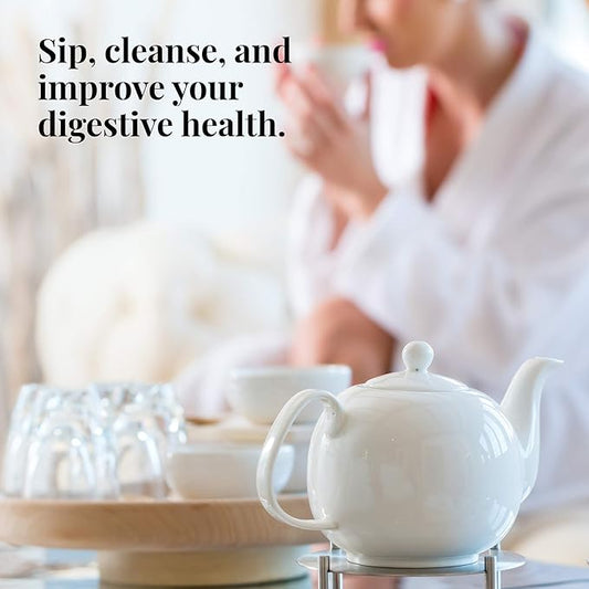 The Republic of Tea Organic Cacao Cinnamon Pu-erh SuperDigest Tea® | Probiotic Tea Bags (36 count)