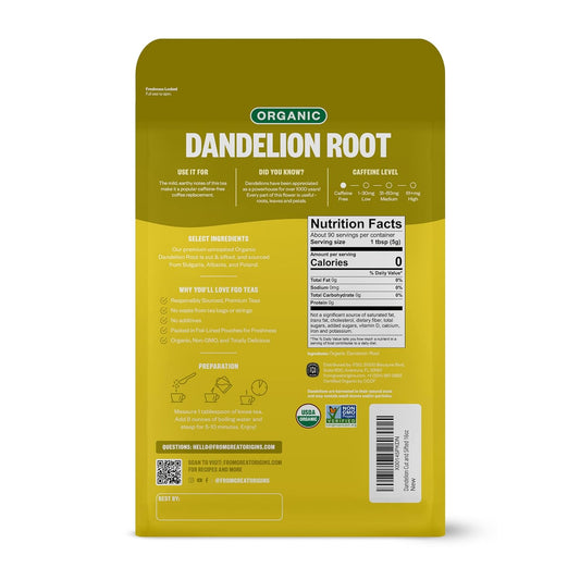 FGO Organic Dandelion Root Loose Tea