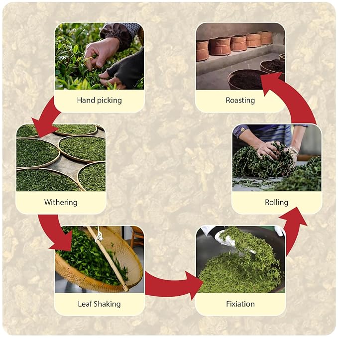 WHF Milk Oolong Tea, Premium Taiwan Ali Mountain Jin Xuan Hand-picked Loose Leaf, Medium Caffeine, 20 Ounce