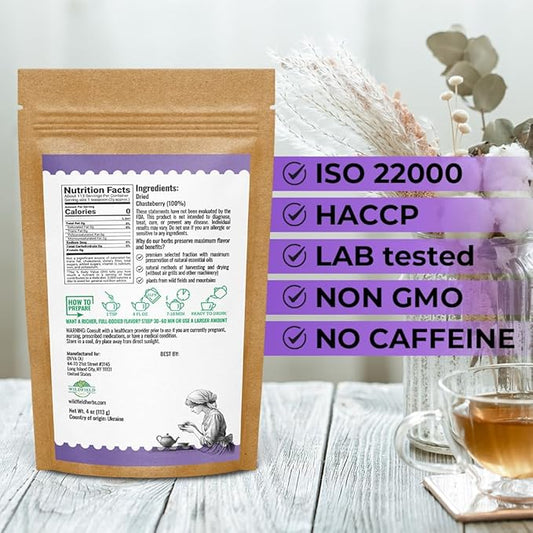 4 oz. Chaste Tree Berry Сhasteberry Tea Chaste Tree Berry Tea Herb (Vitex Agnus-Castus) - 113g Herbal Vitex Sauzgatillo