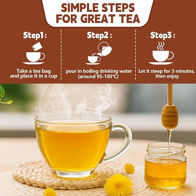 Organic Turmeric Ginger Cinnamon Tea Bags, 120 Teabags, 2g/Bag, Made with 100% Natural Turmeric and Cinnamon. Caffeine-Free, Sugar-Free, Gluten-Free