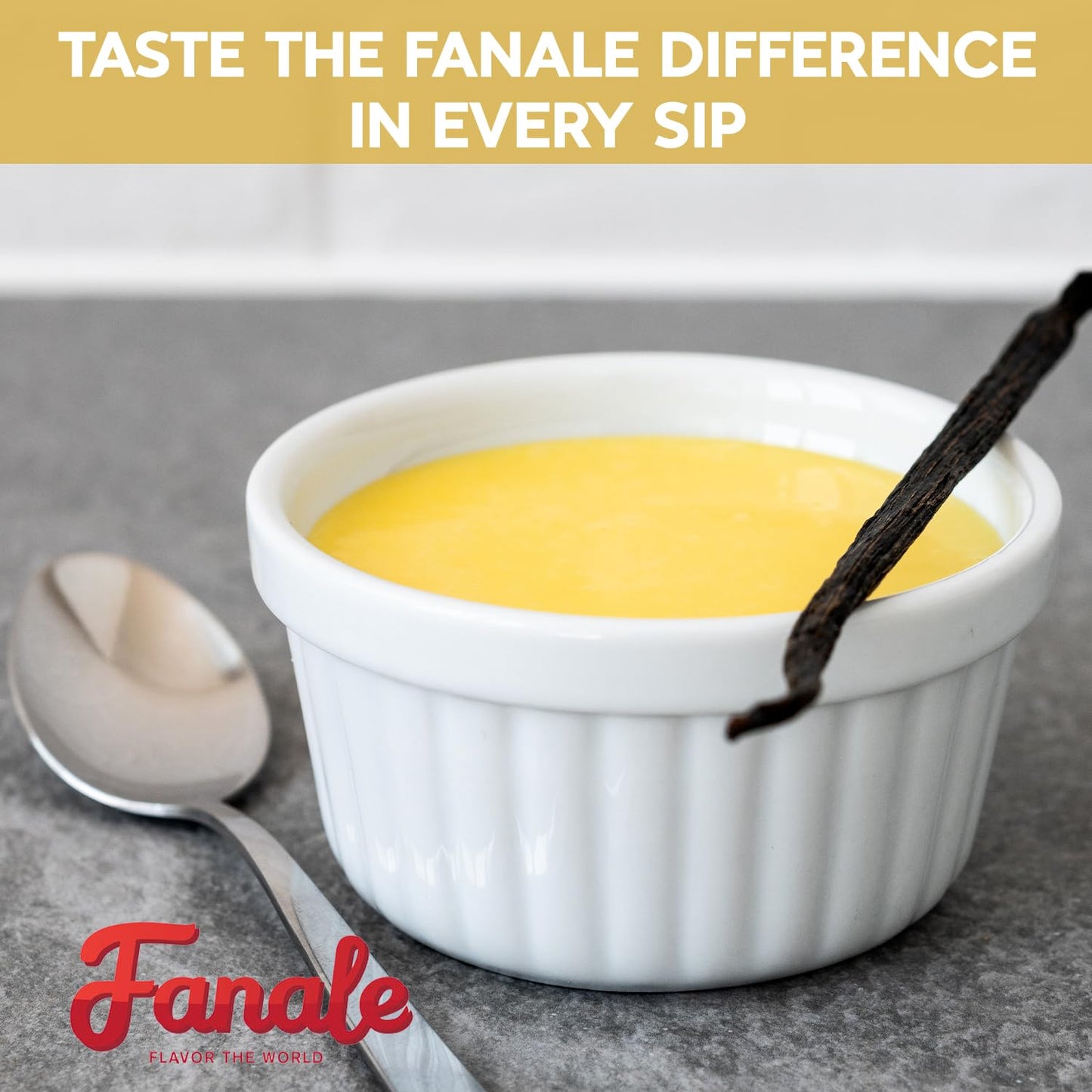 Fanale Egg Pudding Milk Tea Powder, Instant Flavoring Powder, 2.2lbs Pk-1 | Instant Flavoring Mix Perfect for Boba Milk Tea, Smoothies, Baking & Desserts. Rich & Creamy Beverage Powder, Easy to Prep