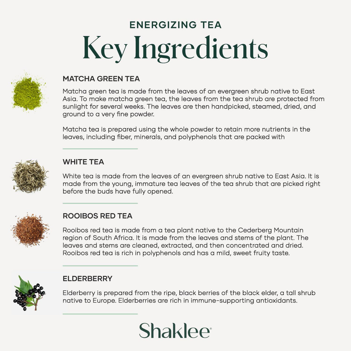Shaklee - Energizing Tea - Pomegranate Flavor - 28 Flavors