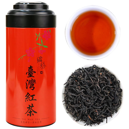 XIXICHA Taiwan Tea Black Tea Loose Leaf Red Jade Grade AAA Ruby Sun Moon Lake Taiwan High Mountain Tea (80 cups)3.53oz/100g 台湾红茶 台湾茶 红茶 蜜香型