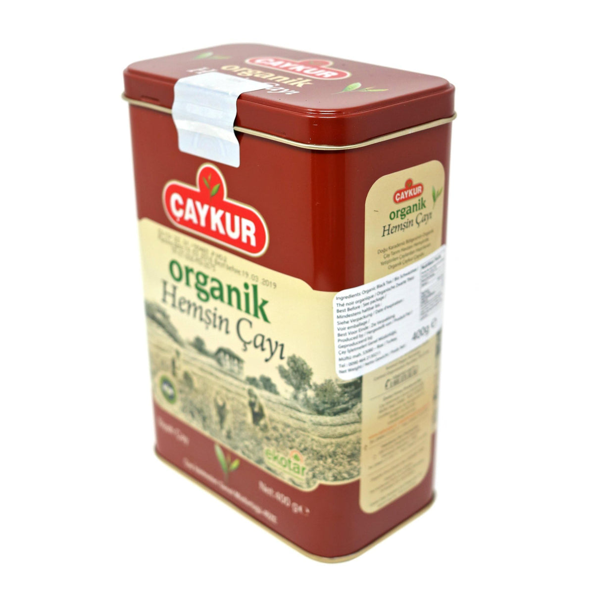 ÇAYKUR Organic Hemsin Black Tea, Premium Certified Turkish Loose Leaf Tea, Natural, Additive-Free, Grown in the Hemsin