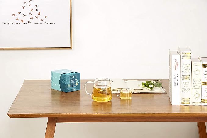 TAETEA Puerh Tea Bags, Pu-erh Assorted Tea Sachets Pack with Aged Fermented Puerh Tea Loose Leaf 12 Bags (Jasmine)