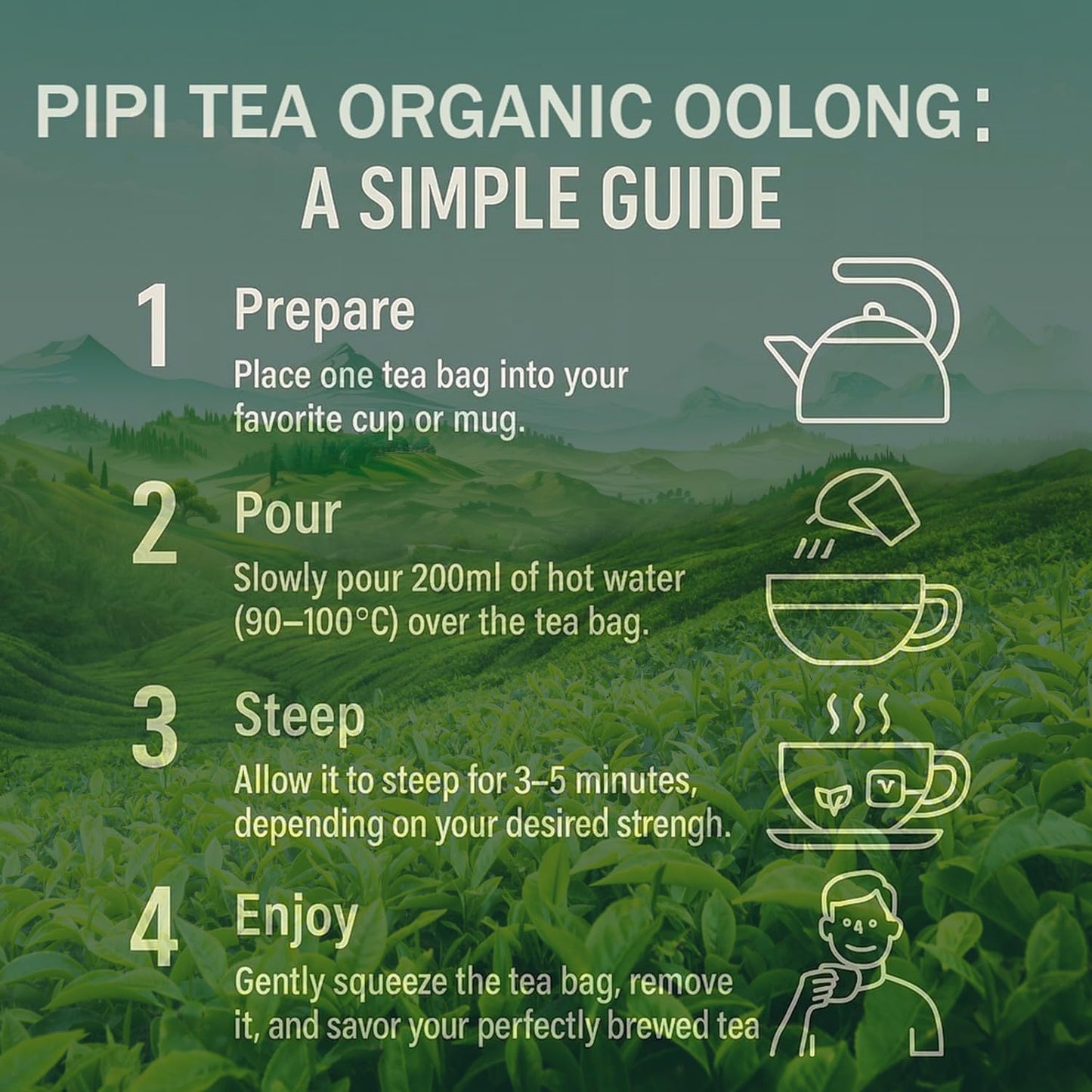 2026 New Oolong Tea Whole Leaf Tea Bags,Helps,Cortisol Balancing Calming for Stress Relief, Digestion and Metabolism,High-Altitude Grown Loose Leaf Tea,Smooth, Aromatic,Vegan, Non-GMO,20 Bags