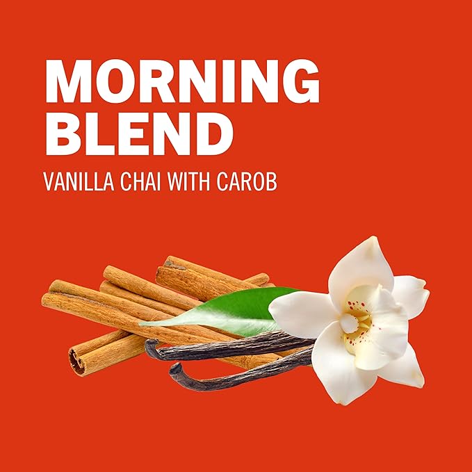 OM MUSHROOM SUPERFOOD Morning Energy Blend – Caffeine-Free Powder with Cordyceps, Lion’s Mane, Rhodiola & Vitamin D2 – Supports Energy, Focus & Endurance – 8.47 oz Canister (30 Servings)