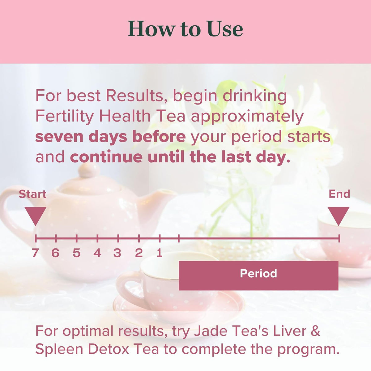 Jade Tea Organic Fertility Tea for Women, Cherry Vanilla – Red Raspberry Leaf, Lady's Mantle, Red Clover & Chamomile for Cycle & Hormone Balance, 25 Caffeine-Free Tea Bags, USDA Organic, Made in USA