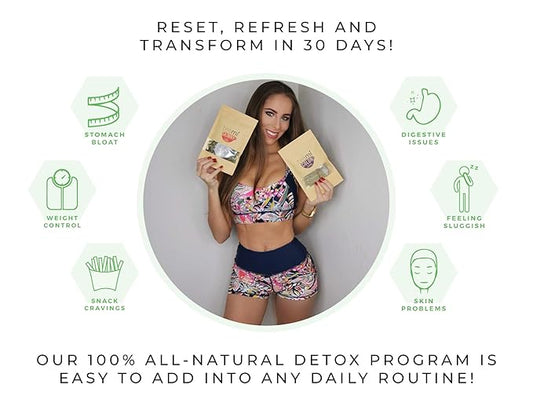 Teami® 30-Day Tea Pack: All-Natural Tea Kit with Teami Skinny & Loose Leaf Herbal Teas Lemon & Original