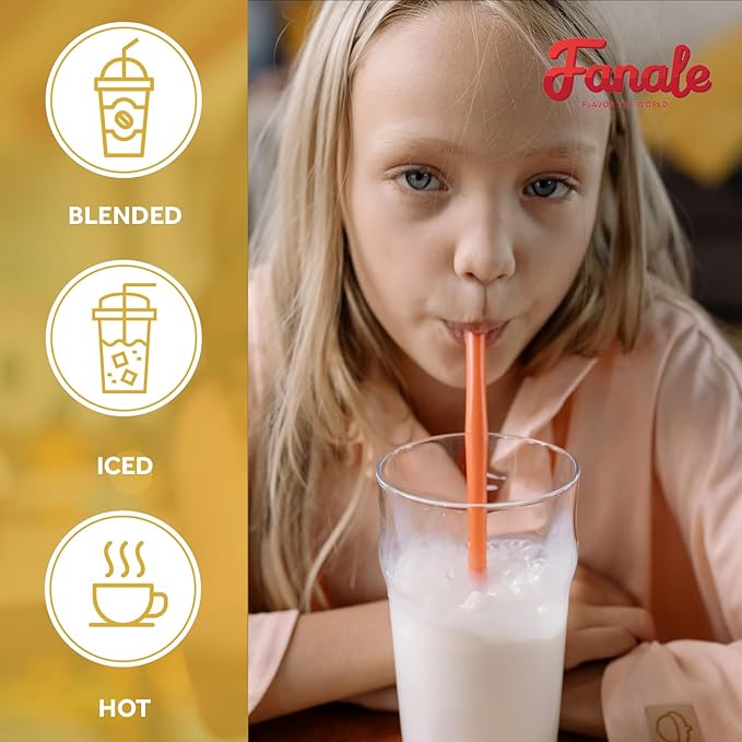 Fanale Premium Horchata Bubble Tea Flavoring Powder | Perfect for Baking, Smoothies, Desserts and Drinks | Instant Flavoring Powder for Boba Milk Tea - 2.2 Pounds (Pack of 10).