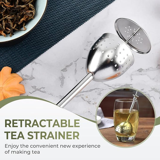 Stainless Steel Tea Diffuser,2025 New Tea Strainer Tea Infuser for Loose Leaf Tea,Creative Tea Spoon With Handle,Fine Holes Tea Interval Filter