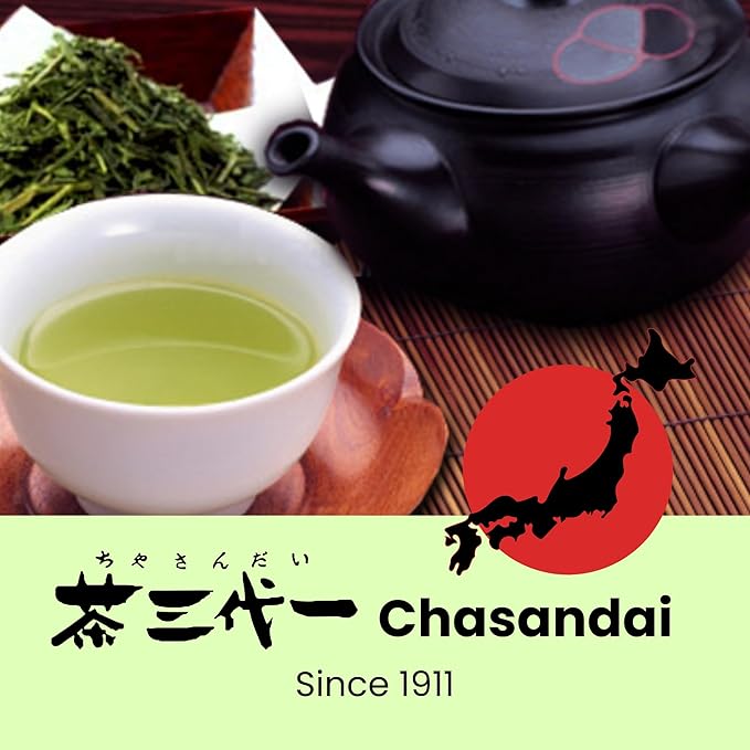 Chasandai Yuzu Citrus Hojicha Teabags - Premium Roasted Green Tea with Natural Yuzu Powder, No Artificial Flavors or Colors, 8 Tea Bags, Made in Japan