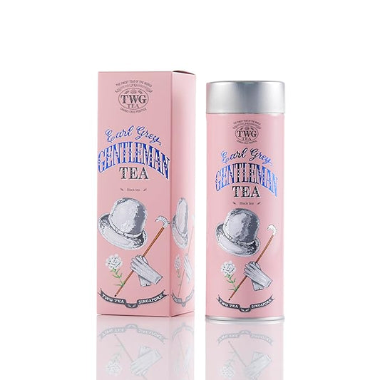 TWG Tea | Earl Grey Gentleman | Black Tea | Bergarmot & Rose | Haute Couture Tin, 100g | Gift Set