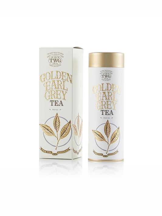 TWG Tea | Golden Earl Grey | Black Tea | Bergamot | Haute Couture Tin, 100g | Gift Set