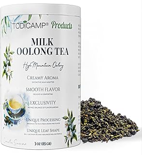 Milk Oolong Tea Loose Leaf – Premium Chinese Oolong Tea 3oz | Double Milky Aroma & Smooth Taste | Bulk Loose Leaf Tea Tin | Afternoon & Asian Tea