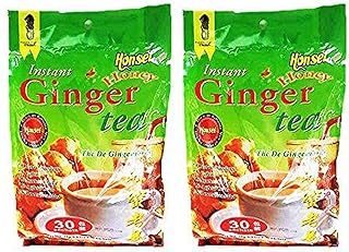 Honsei Instant Honey Ginger Tea (60 Sachets) 18G/0.63oz- 2Packs