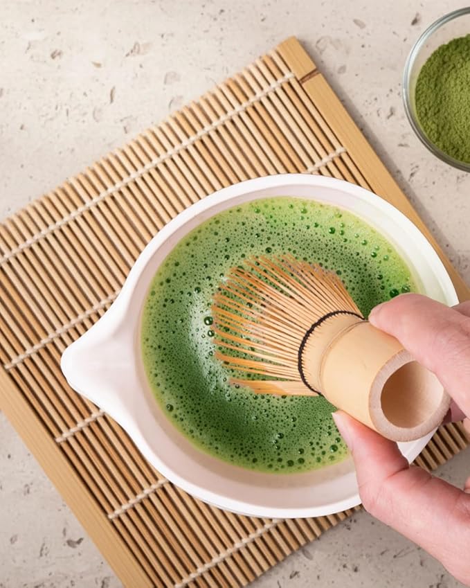 Matcha Whisk - 2-pack Bamboo matcha Whisk set, Handcrafted Traditional Japanese Chasen