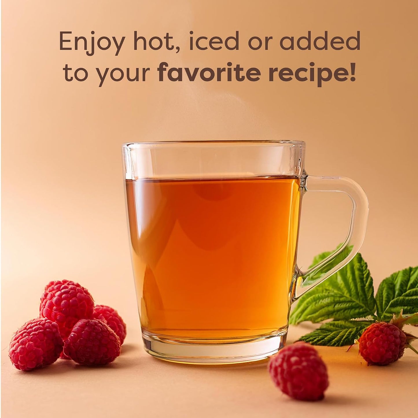 Waka Instant Green Tea Mix, Raspberry Flavored, Sugar-Free, 4.5 oz | Naturally Flavored, Unsweetened Concentrated Green Tea Powder, Makes up to 200 Hot or Iced Cups