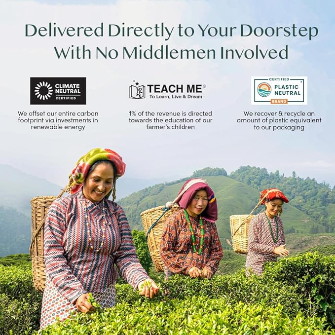 VAHDAM, Turmeric Ginger Herbal Tea (50+ Cups, 3.53oz) Caffeine Free | 100% Pure Herbal Blend - Savory & Spicy | Vacuum Sealed | Direct from Source