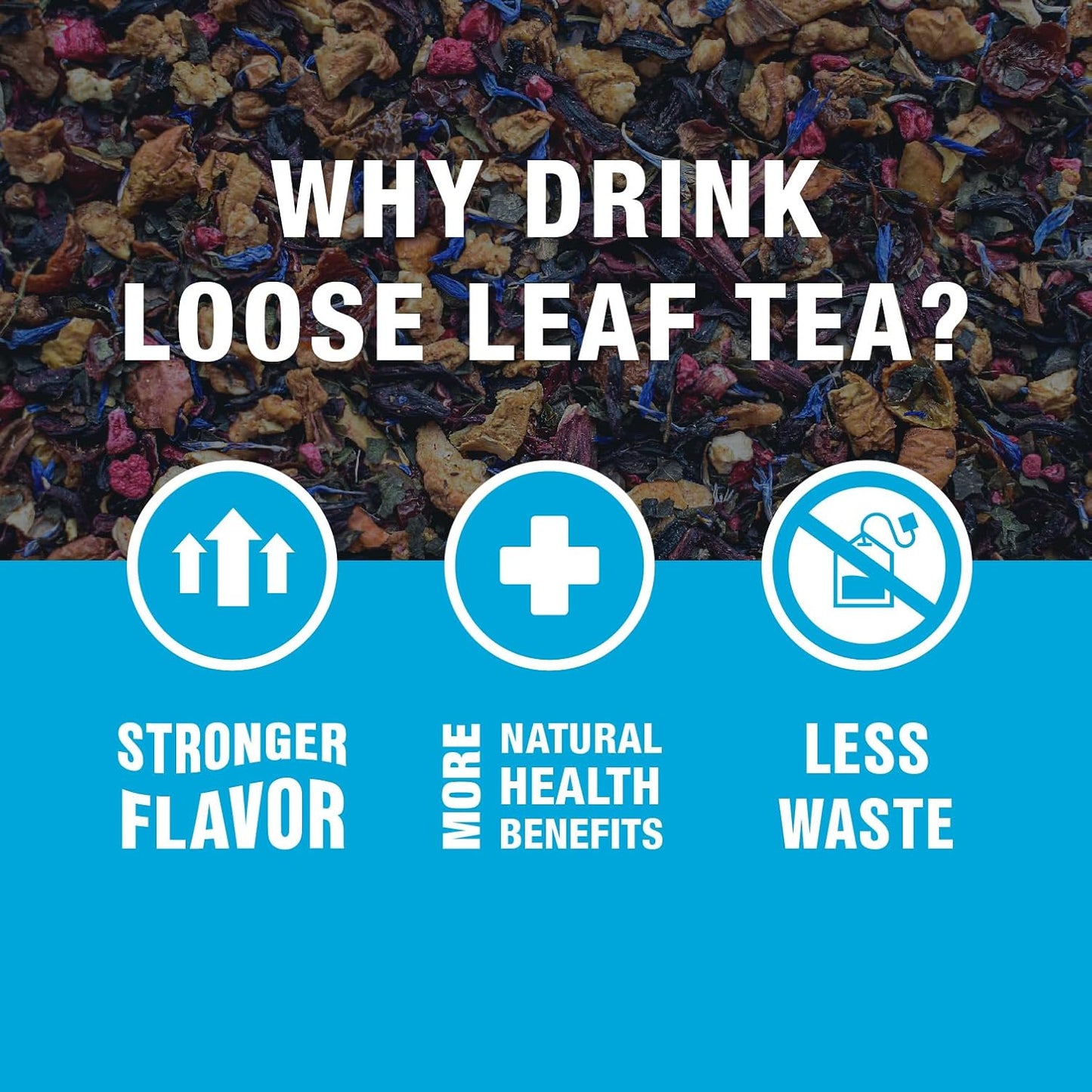 Tiesta Tea - Raspberry Razzle Tea, Loose Leaf | Raspberry Hibiscus Herbal Tea, Premium Caffeine-Free Tea Blend, Make Hot or Iced & Up to 25 Cups, 2 oz Resealable Pouch