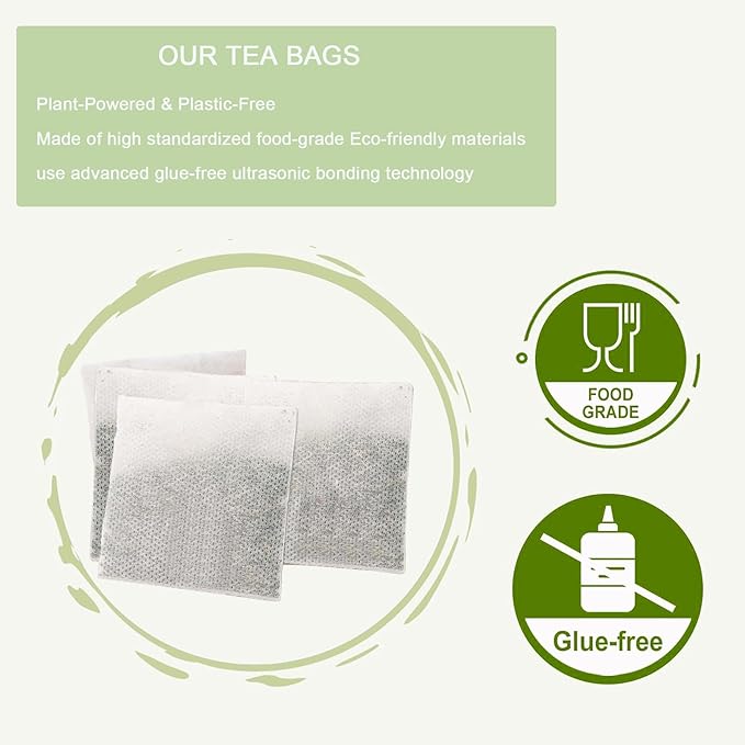 Yerba Mate Tea Bags - Unsmoked Yerba Mate, Hi-Caffeine - Organic Detox Tea - Rich in Chlorophyll, Antioxidants and Vitamins & Boost Energy, 50 Count