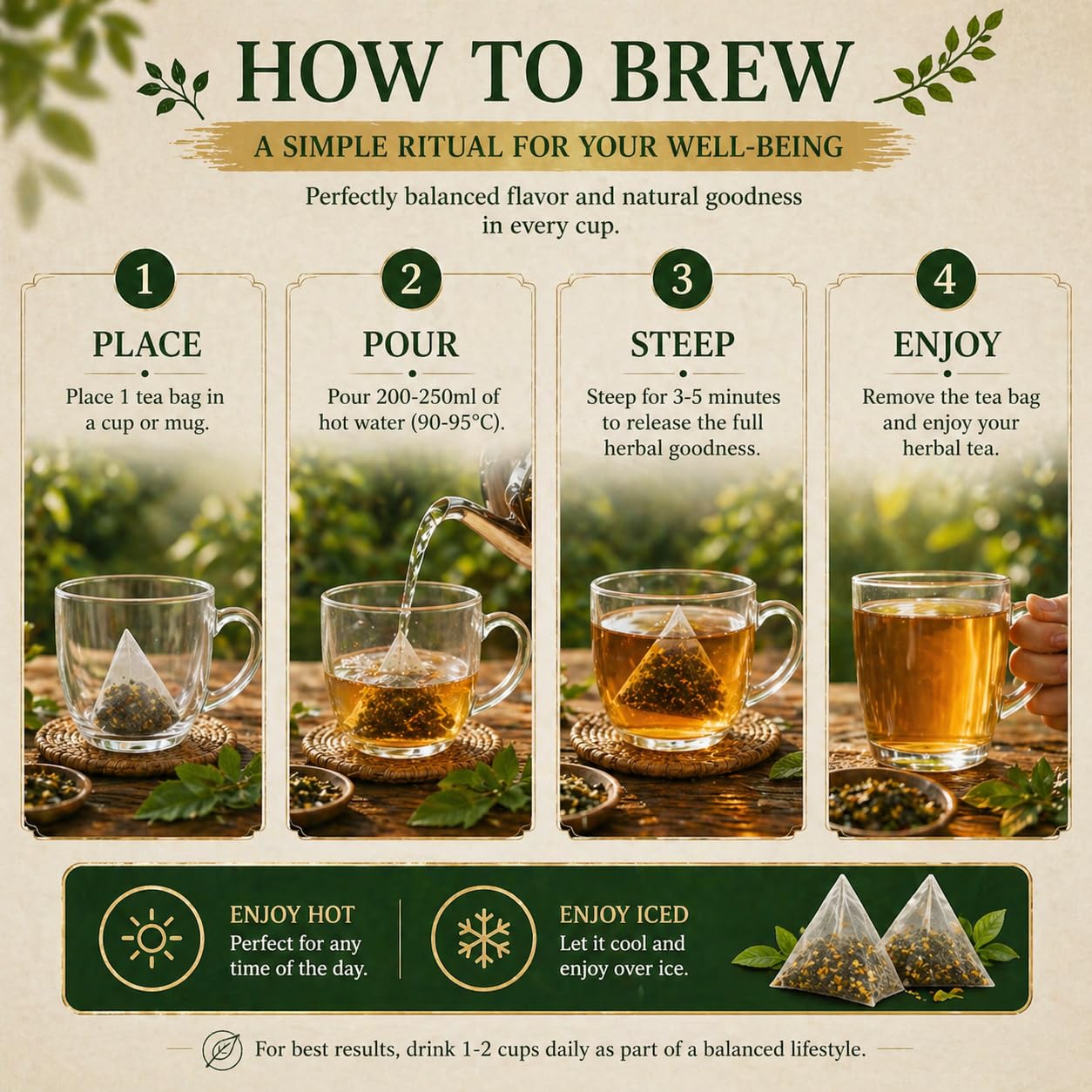 Jamaican Healing Garden Blood Detox Tea, Wildcrafted Herbs with Guaco, Burdock Root, Oregano, Cinnamon, Moringa, Hand Picked and Sun-Dried in the Blue Mountains of Jamalca 160g 5.64oz(1)