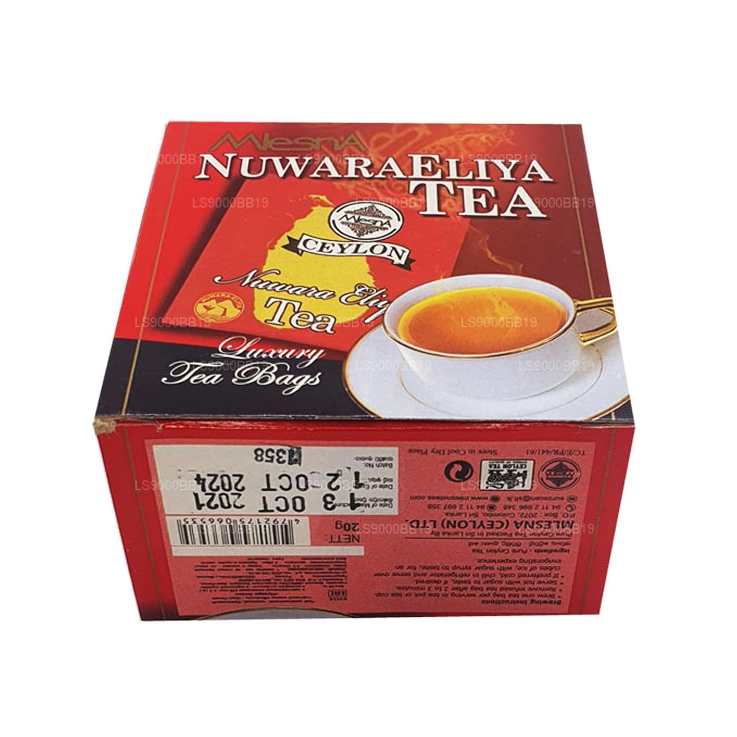 Mlesna Nuwara Eliya Tea - Ceylon Tea In Luxury Tea Bags