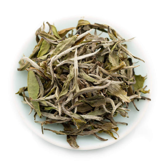 oriarmcha Bai Mu Dan Fuding White Tea 500g / 17.64oz (Pack of 4) - Chinese White Peony Tea Loose Leaf - Mingqian Pai Mu Tan