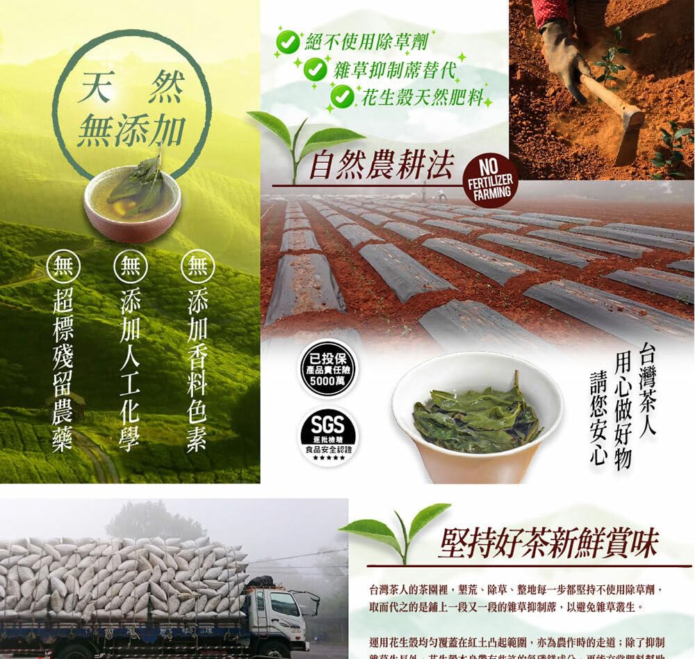 TAIWAN CHA REN Premium Series - Taiwan Dong Ding Oolong Tea Loose Leaves, 3.5oz (100g)