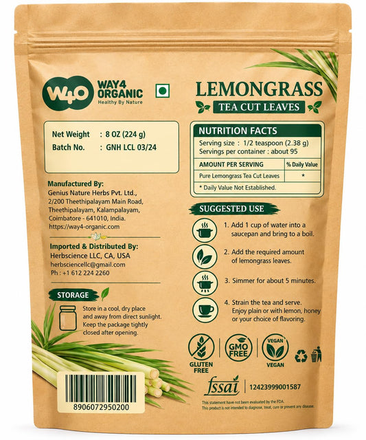 Lemongrass Loose Leaf Herbal Tea