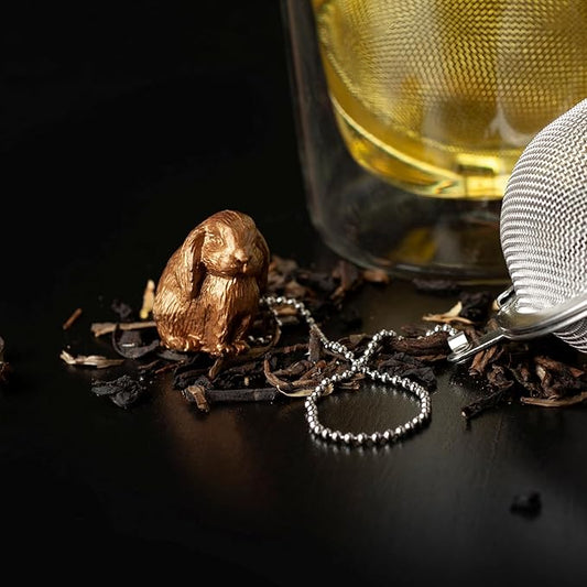Tea Strainers For Loose Tea Stainless Steel Tea Ball Infuser Tea Ball For Loose Leaf Tea Infuser For Loose Leaf Tea Loose Leaf Tea Steeper Cute Tea Infuser Gift (Bunny)