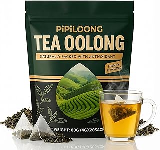 PiPiLOONG Oolong Tea – Organic Yunnan High-Mountain Whole-Leaf Oolong | Premium Loose Leaf Tea | Smooth, Floral & Aromatic | Hand-Picked High-Altitude Tea (1)