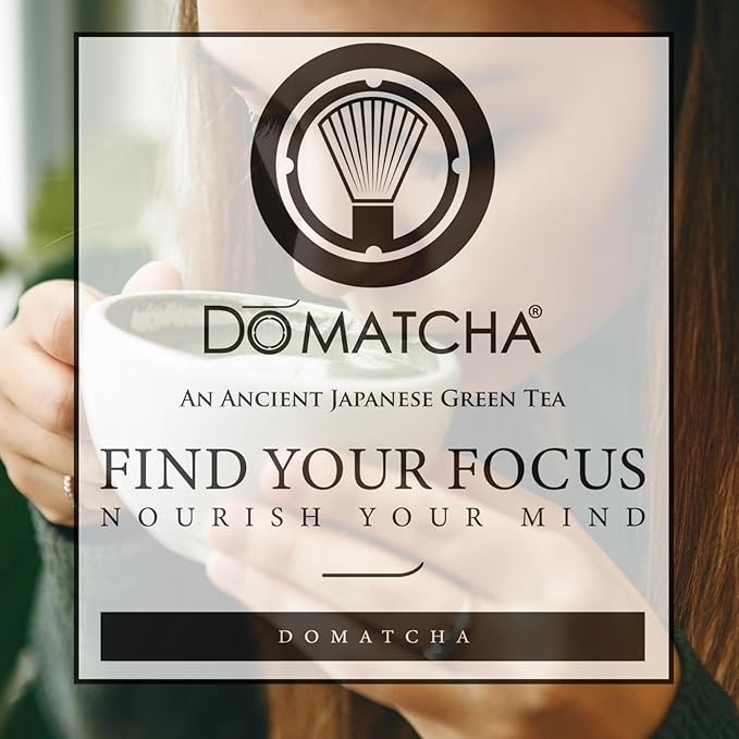 DoMatcha, Master's Decaf Matcha Powder, Authentic Japanese Green Tea, Ceremonial Grade, 30g