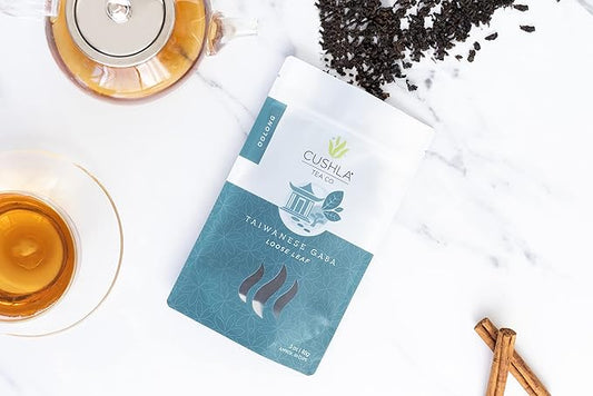 Taiwanese GABA Oolong Loose Leaf Tea - Gaba Oolong Soothing Tea. Gabba Wu Long Tea From Taiwan