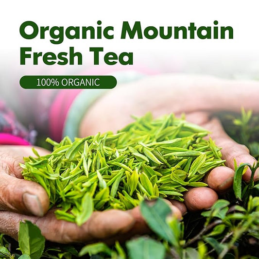 YUANSHENG Organic Ripe Pu-erh Tea Grade AA, 18 Count Organic Puerh Mini Cakes, 5 Years Aged Puer Fermented Tea with Visible Golden Buds, Chinese Puerh Cake Individually Wrapped, 5.1 Oz