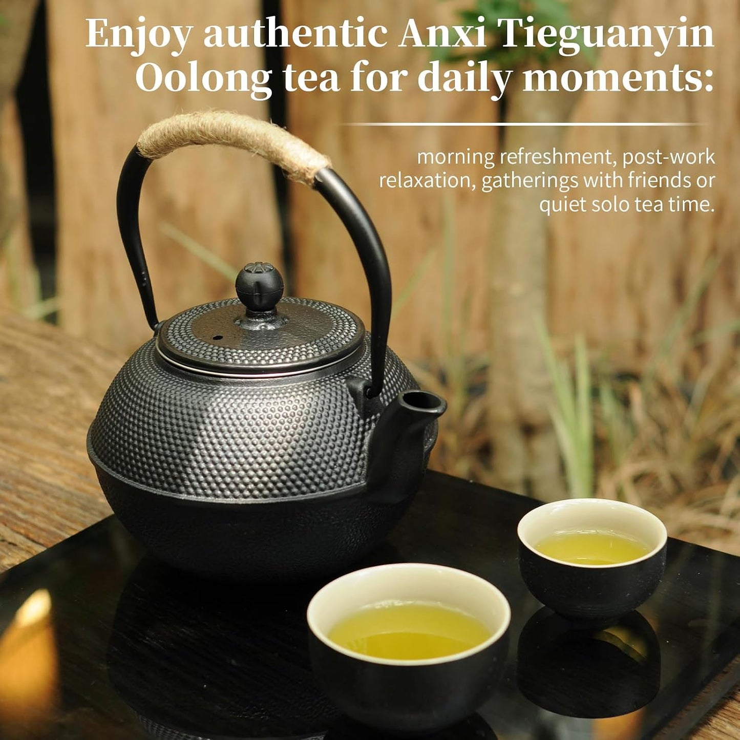 Yuexi Tie Guan Yin Oolong Tea Loose Leaf, Authentic Fujian Chinese High Mountain Iron Goddess of Mercy Tea, Fresh Hand-Picked Anxi Tieguanyin, Natural Floral Aroma Smooth Taste 安溪铁观音 乌龙茶 5.29oz/150g