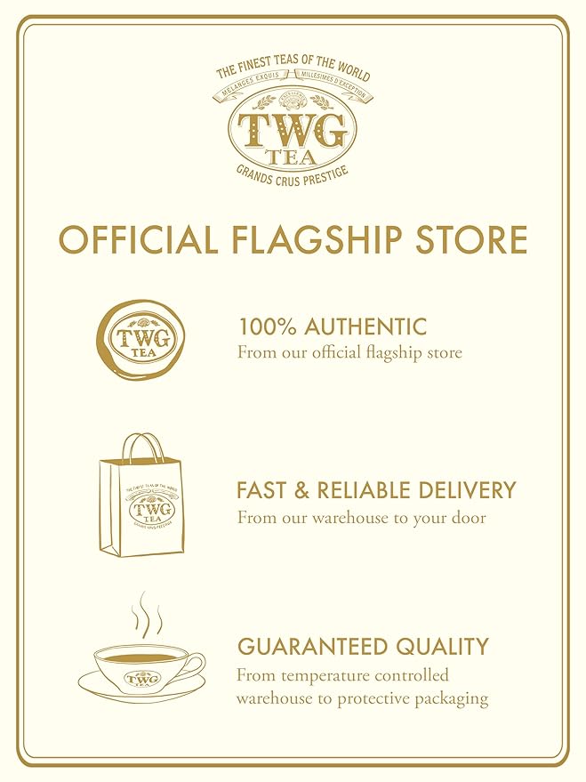TWG Tea | Earl Grey Gentleman | Black Tea | Bergarmot & Rose | Haute Couture Tin, 100g | Gift Set