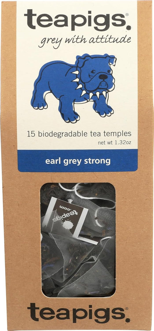 Teapigs Whole Leaf Tea (Earl Grey Strong, 15 Temples)