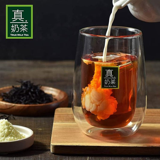 OKTEA Rooibos Milk Tea Kit - 100% South African Tea, Caffeine-Free, New Zealand Milk, Pure Ingredients with No Additives, Sugar Sachet Included - Single Box of 5 Servings