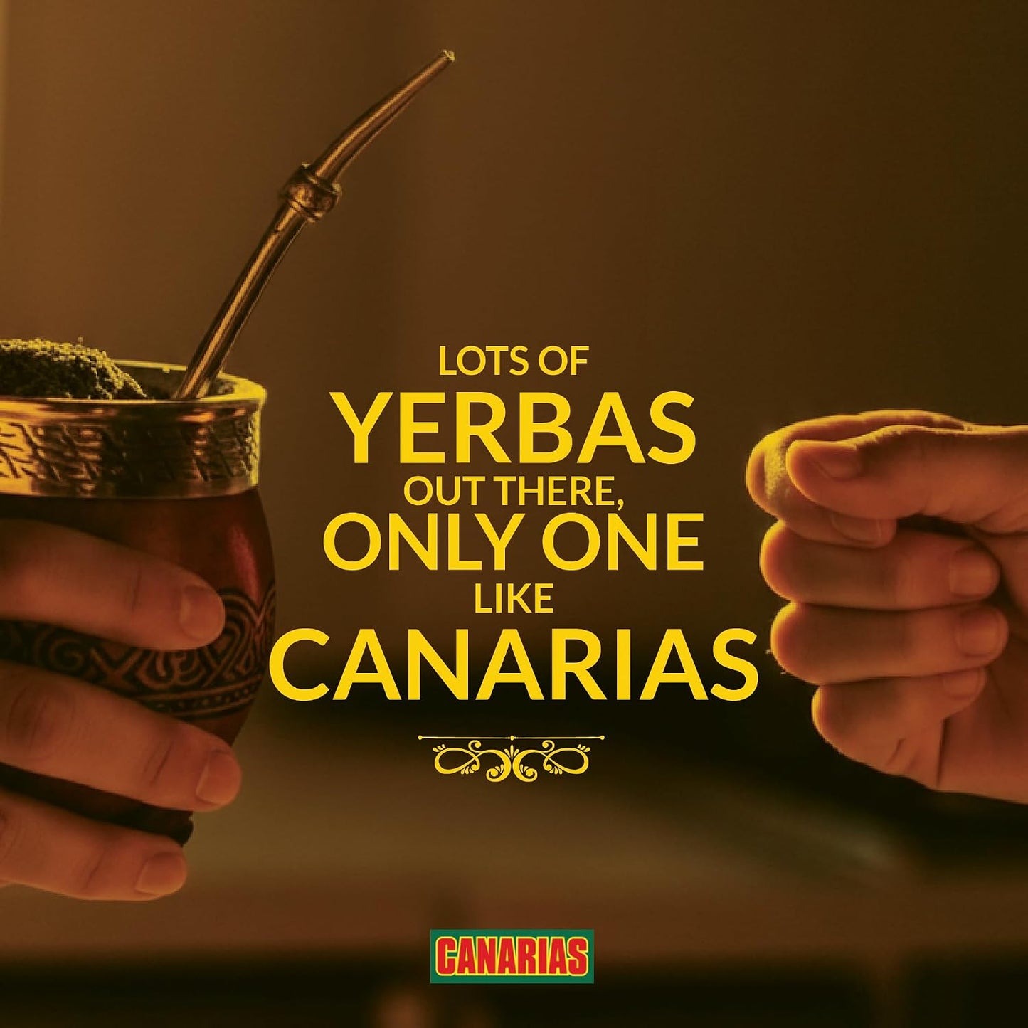 Canarias Yerba Mate Traditional Ground Leaf Tea 1kg - 2.2Lbs | Fine Cut No Stems Rich and full-bodied mate made for gourd and bombilla preparation with a classic Uruguayan profile.