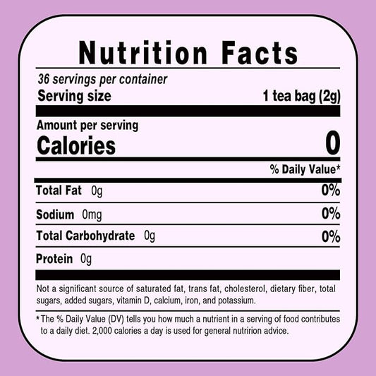 Jarteela - Marshmallow Root Tea Bags - 2g x 36 Count - Premium Dried Althaea Officinalis - Non-GMO - Caffeine-free - Natural Herbal Tea for Digestive & Respiratory Support